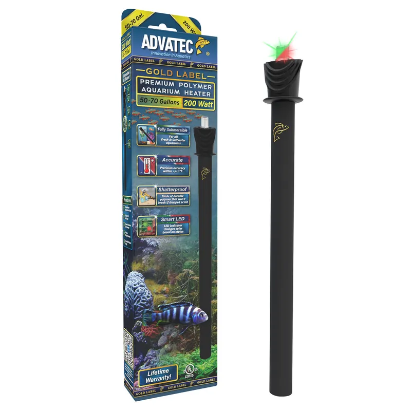 Advatec Int. GOLD LABEL POLYMER AQUARIUM HEATER 200 W