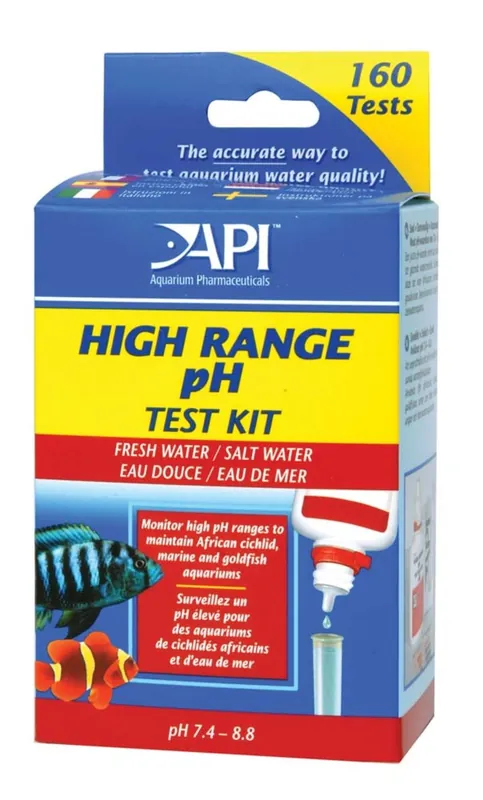 API TEST KIT FRESHWATER / SALTWATER PH HI