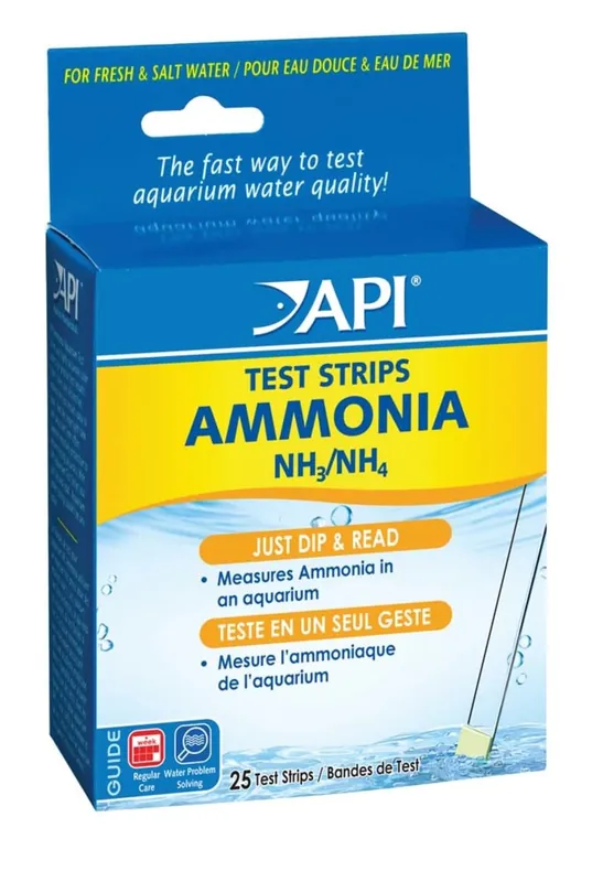 API TEST STRIPS AMMONIA 25 PK