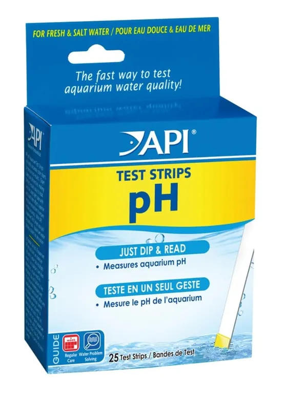 API TEST STRIPS PH 25 PK