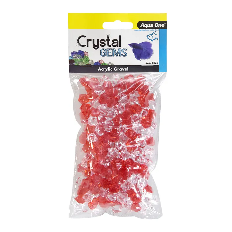 Aqua One CRYSTAL GEM ACRYLIC GRAVEL FIRE N ICE 5 OZ