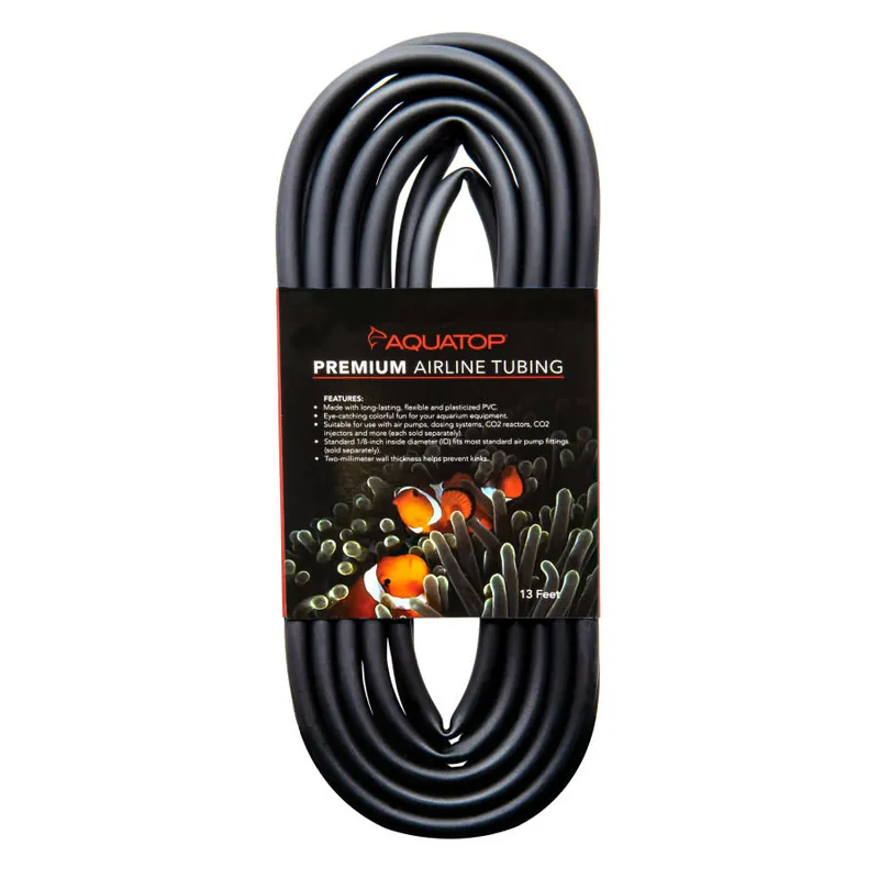 Aquatop AIRLINE TUBING BLACK 13 FT
