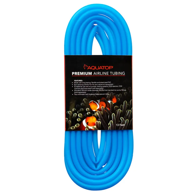 Aquatop AIRLINE TUBING BLUE 13 FT
