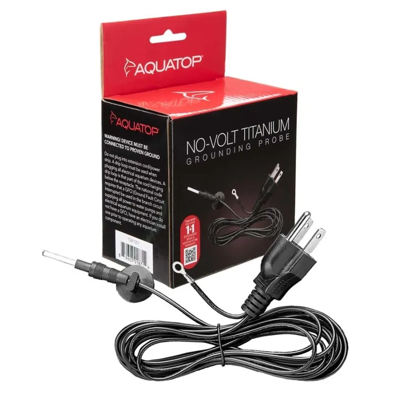 Aquatop NO VOLT TITANIUM AQUARIUM GROUNDING PROBE