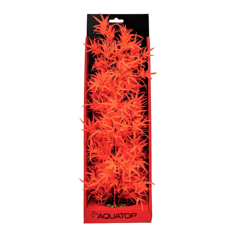 Aquatop VIBRANT FLUORESCENT CANNABIS RED PLANT 16"