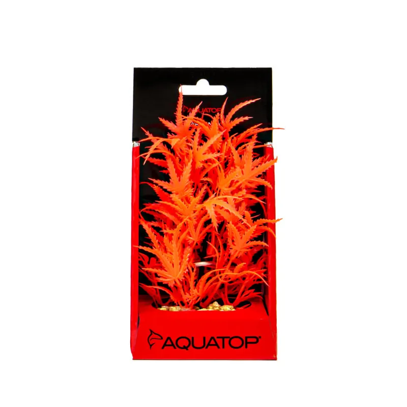Aquatop VIBRANT FLUORESCENT CANNABIS RED PLANT 6"
