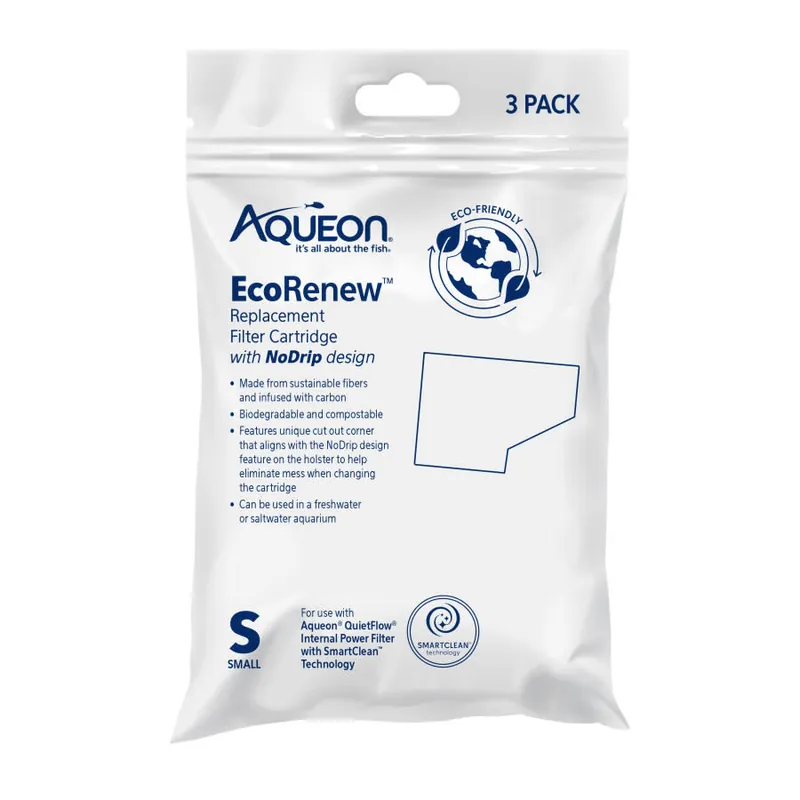 Aqueon ECORENEW REPLACEMENT FILTER CARTRIDGE SMALL 3 PK