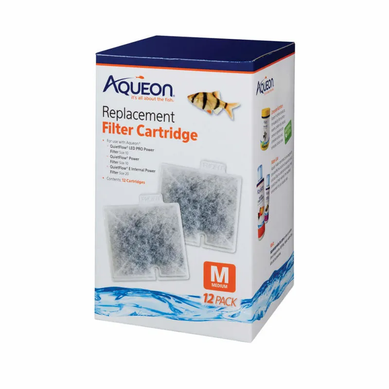 Aqueon FILTER POWER CART M 12 PK