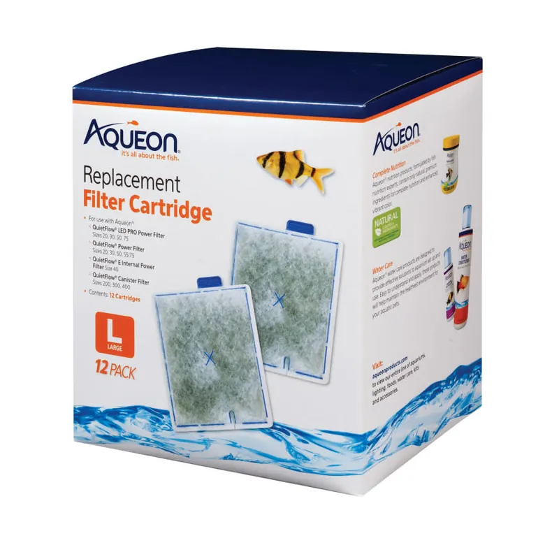 Aqueon FILTER POWER CART L 12 PK