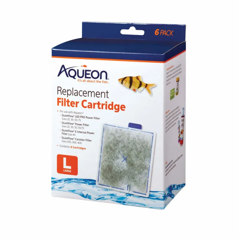 Aqueon FILTER POWER CART L 6 PK
