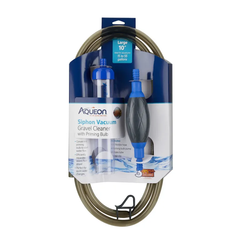 Aqueon GRAVEL VACUUM W BULB 10 IN