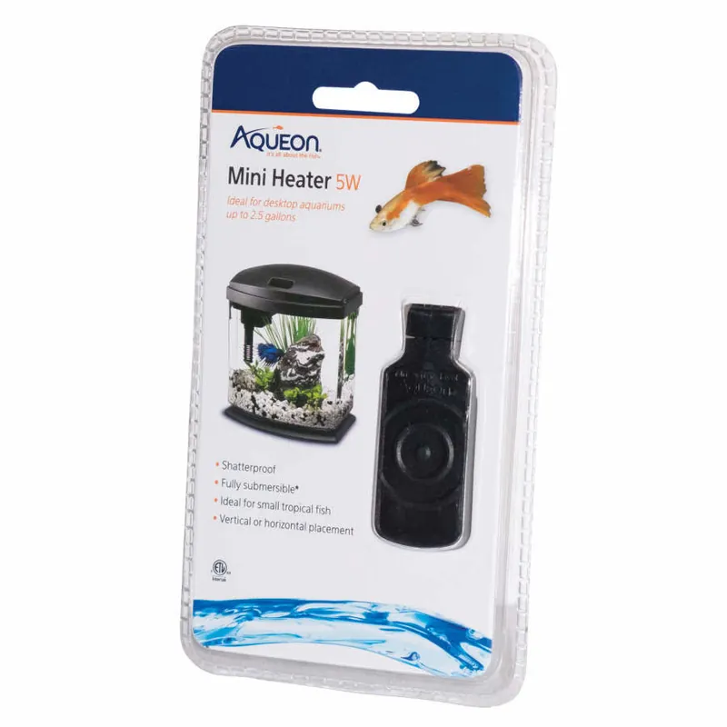 Aqueon HEATER FLAT SUBMERSIBLE 5 W UP TO 2 G
