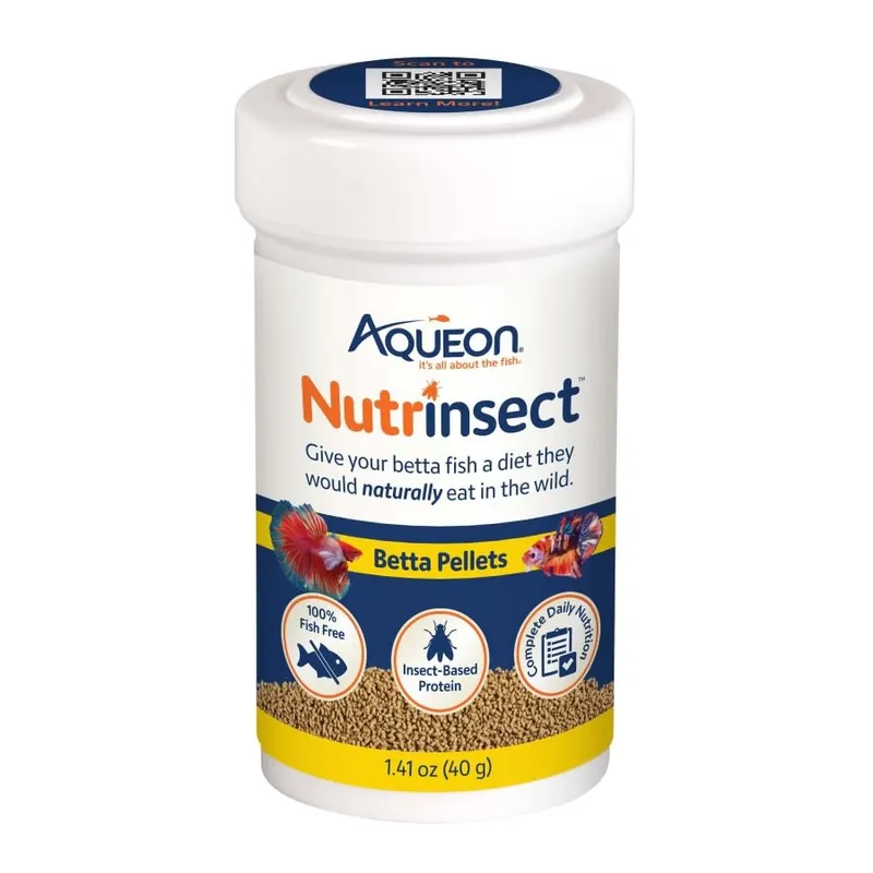 Aqueon NUTRINSECT BETTA PELLETS 1.41OZ