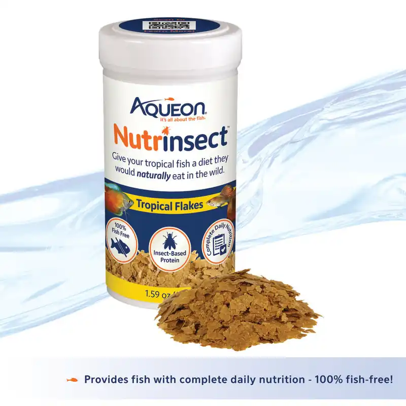 Aqueon NUTRINSECT TROPICAL FLAKES 1.59 OZ
