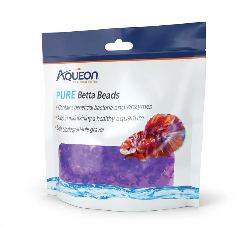 Aqueon PURE BETTA BEADS PURPLE