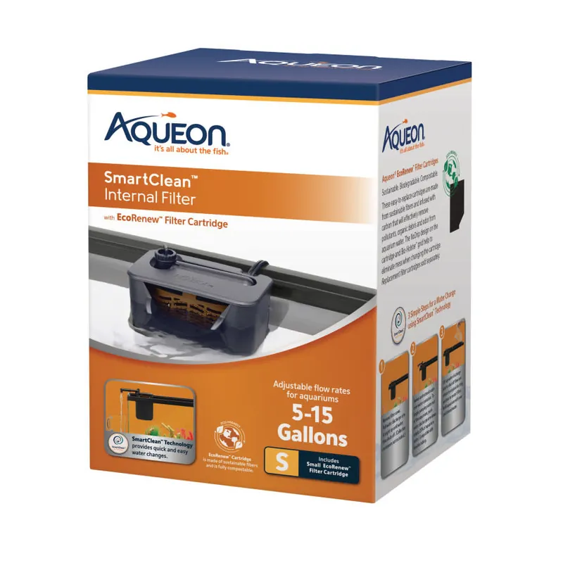 Aqueon QUITE FLOW INTERNAL FILTER WITH SMART CLEAN TECHNOLOGY 15 G