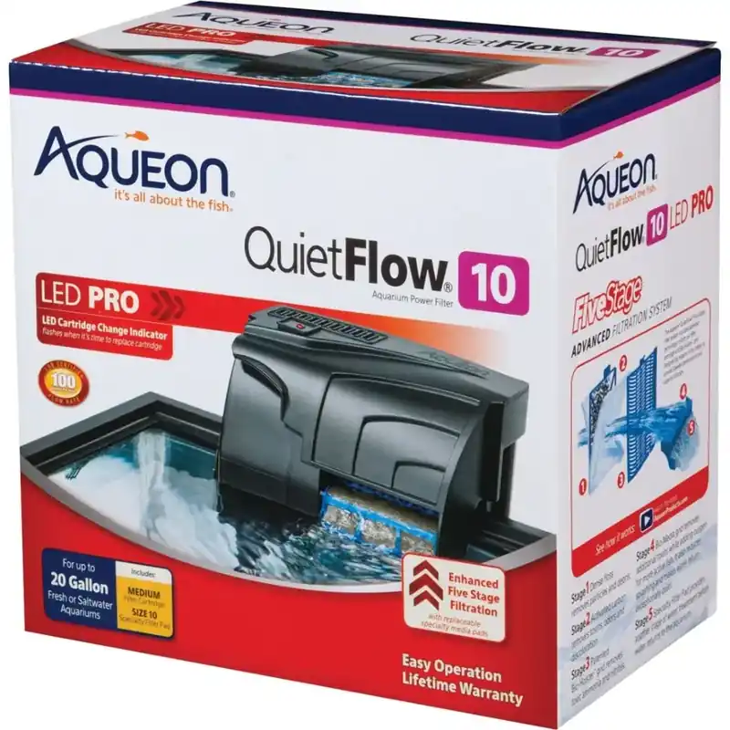 Aqueon QUITEFLOW LED PRO POWER FILTER 10