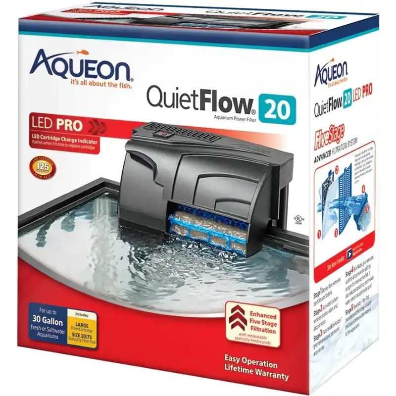 Aqueon QUITEFLOW LED PRO POWER FILTER 20