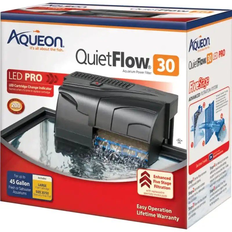Aqueon QUITEFLOW LED PRO POWER FILTER 30