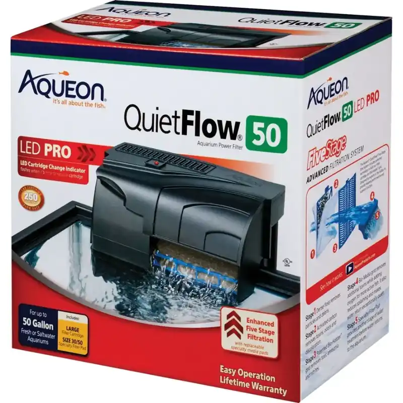 Aqueon QUITEFLOW LED PRO POWER FILTER 50