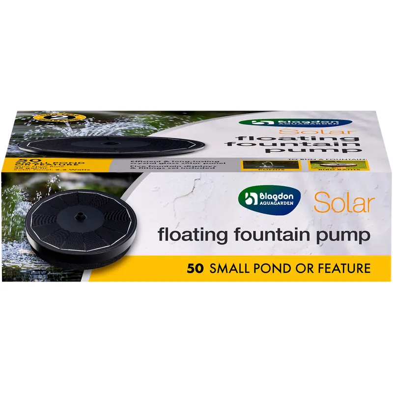 Blagdon Aquagarden FLOATING SOLAR FOUNTAIN PUMP 50