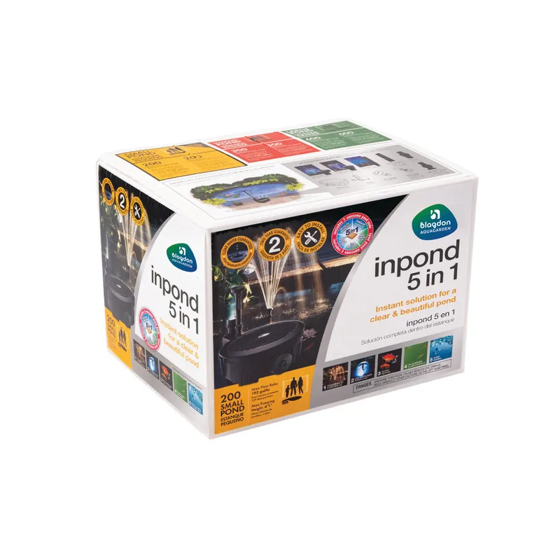 Blagdon Aquagarden IN POND FILTER 5-1 200 W/ PODS