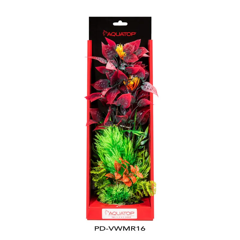 Aquatop VIBRANT WILD PLANT MIXED RED 16"