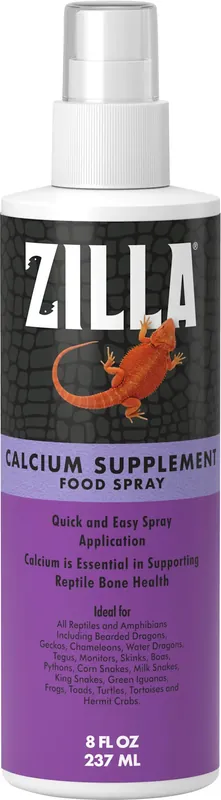 Zilla CALCIUM SUPPLEMENT FOOD SPRAY 8 OZ
