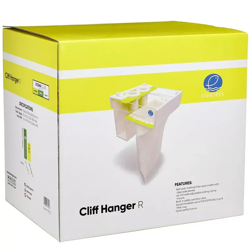 Eshopps CLIFF HANGER ESHOPPS CLIFF HANGER RECTANGULAR FILTER SOCK HOLDER