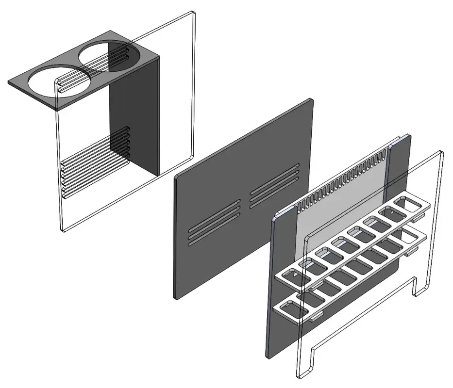 FIJI CUBE SUMP BAFFLE KIT 29 GALLON AQUEON