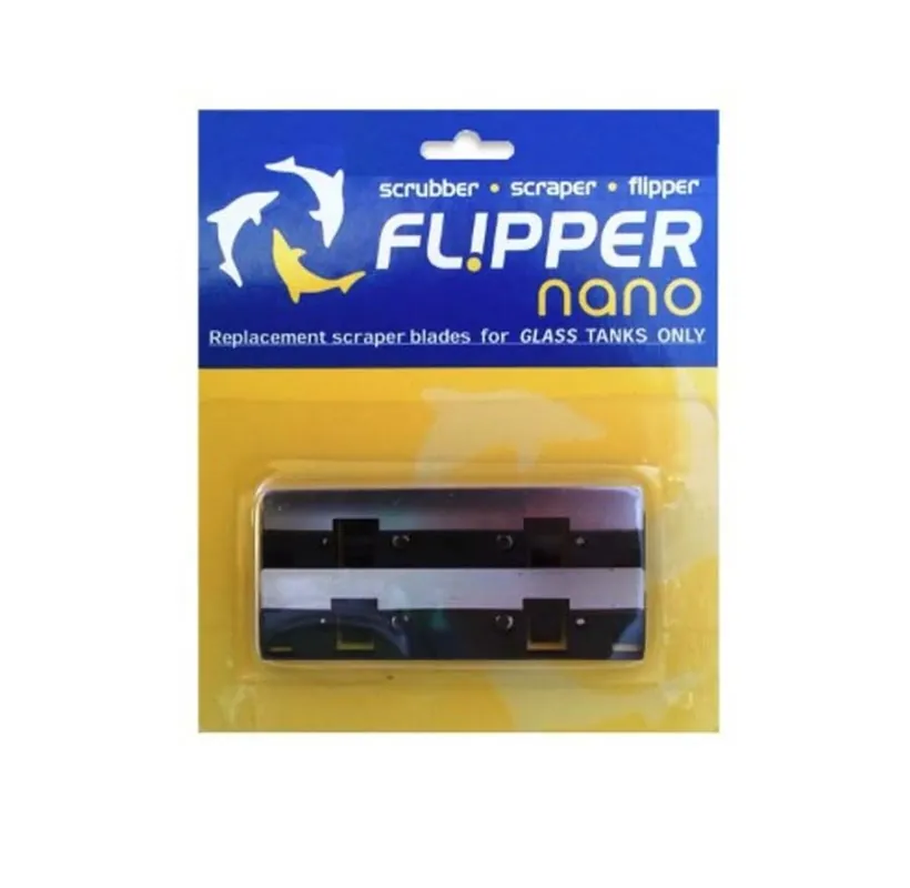 Flipper CLEANER STAINLESS STEEL REPLACEMENT BLADES FOR GLASS AQUARIUMS