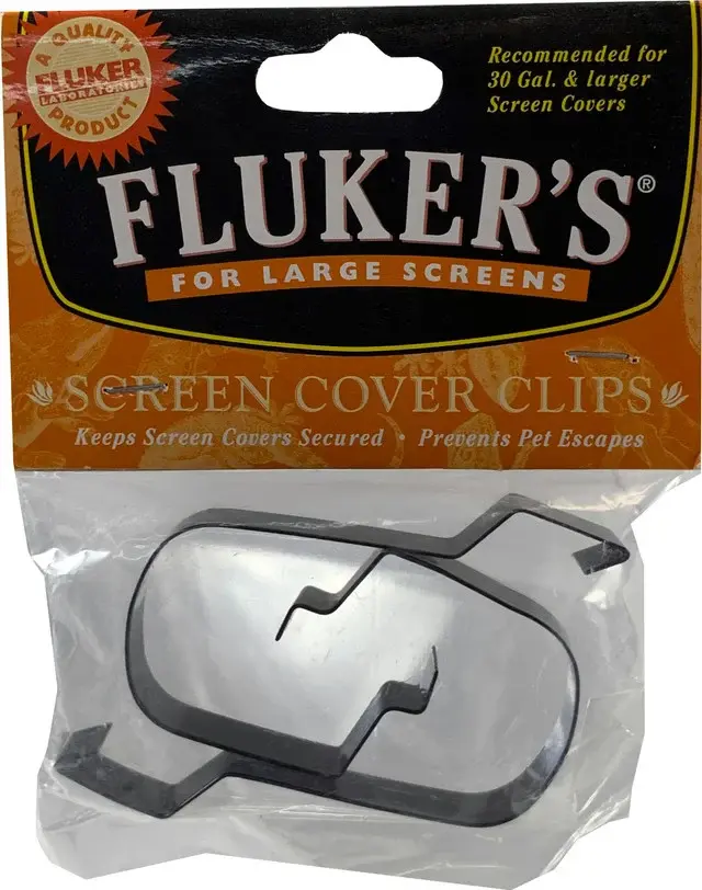 Fluker Farm SCREEN CLIPS LG 2PK