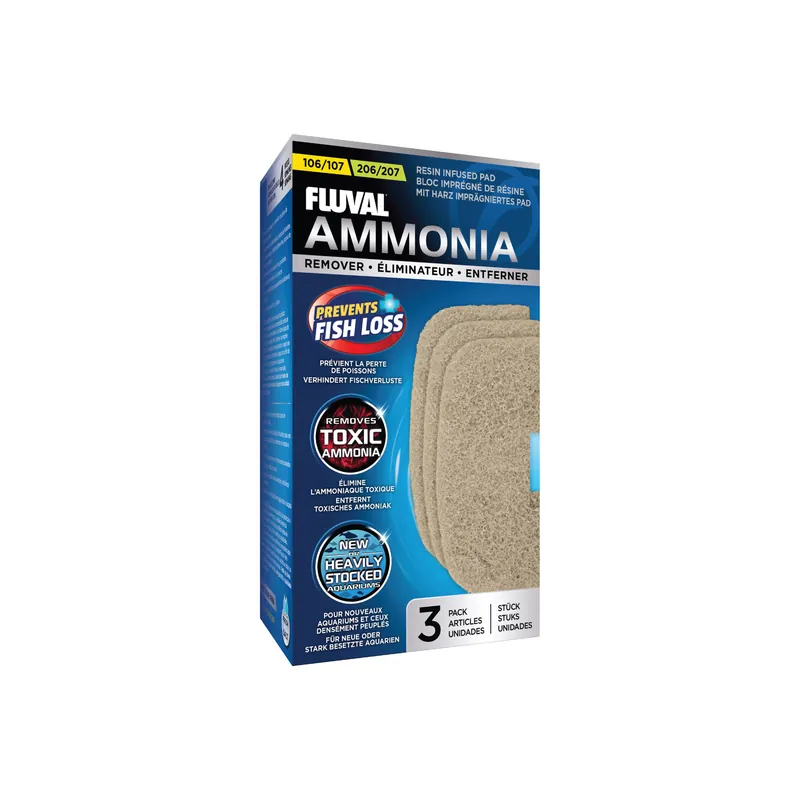 Fluval 106-206 107 207 AMMONIA 3 Pk