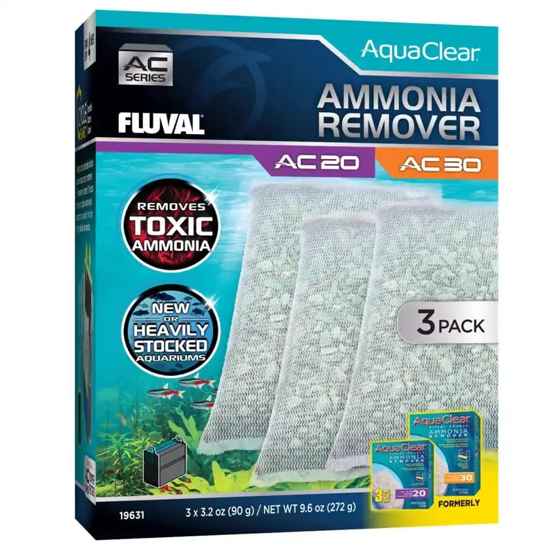 Fluval AC20/30 AMMONIA REMOVER INSERT 3 PK