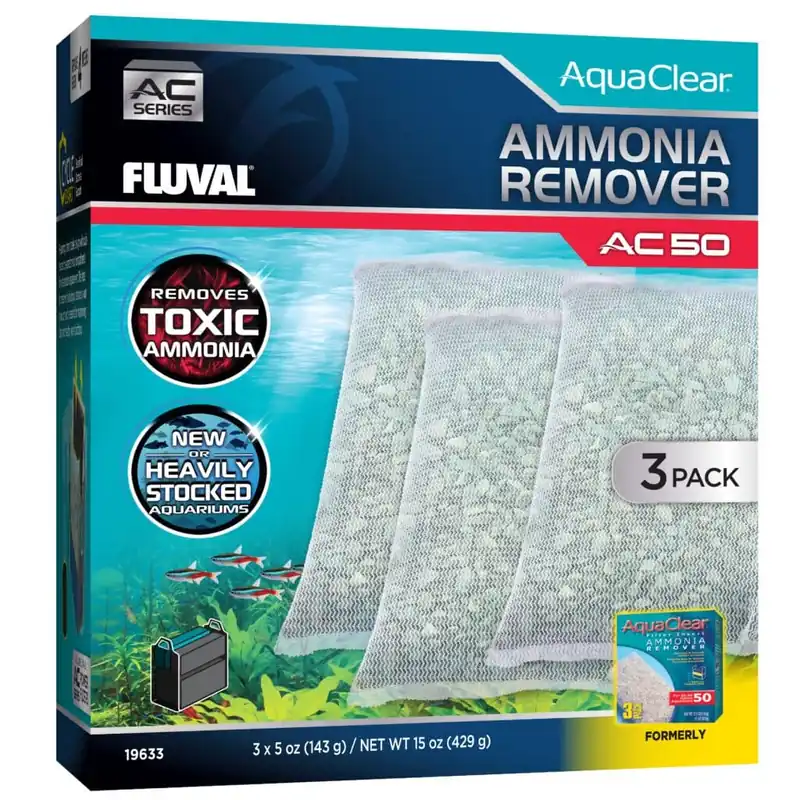 Fluval AC50 AMMONIA REMOVER INSERT 3 PK