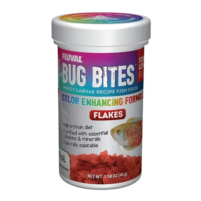 Fluval BUG BITES COLOR ENHANCING FLAKES 1.58 OZ
