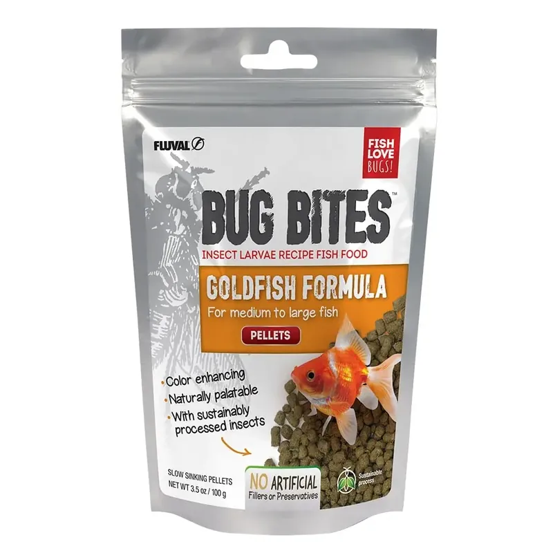 Fluval BUG BITES GOLDFISH GRANULES M L 3.5 oz