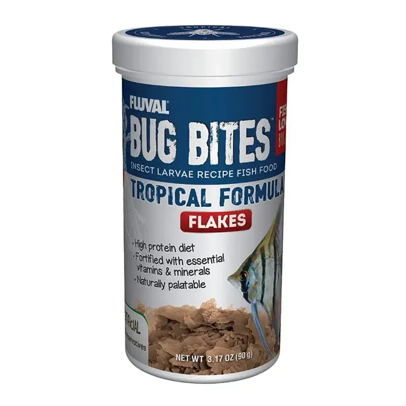 Fluval FLUVAL BUG BITES TROPICAL FLAKES 3.17 OZ