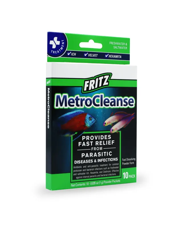 Fritz Aquatics METRO CLEANSE ANTI PARASITIC 10 PK