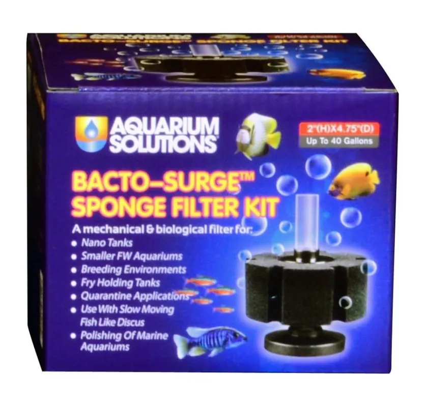 Aquarium Solution BACTO FOAM SPONGE FILTER 40G