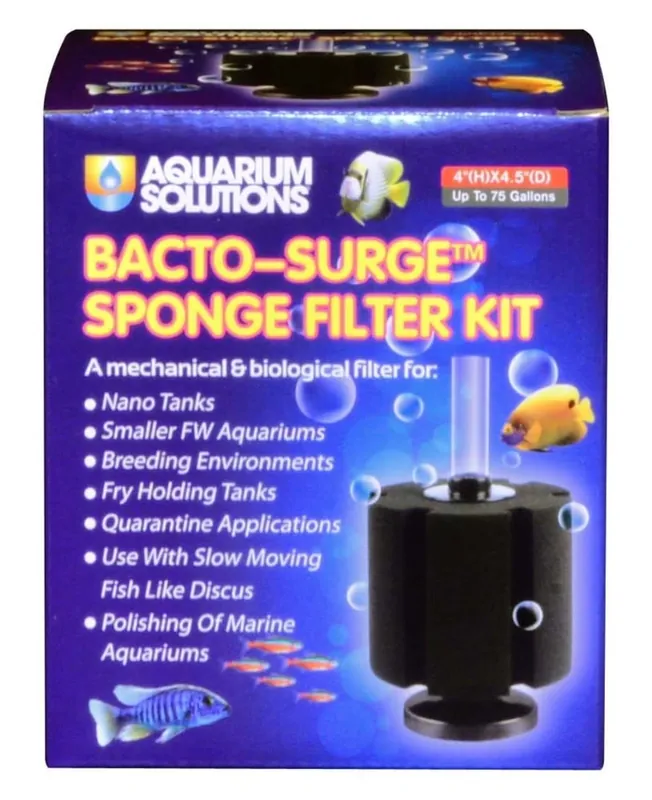 Aquarium Solution BACTO FOAM SPONGE FILTER 75G