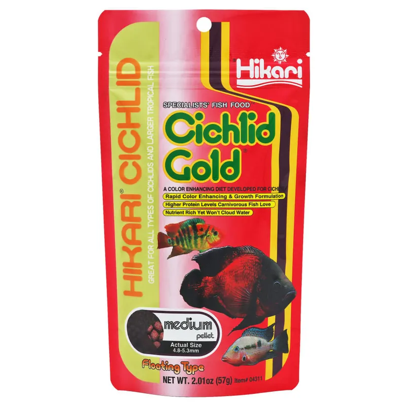 Hikari CICHLID GOLD 2 OZ MED