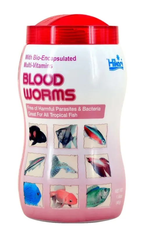 Hikari FREEZE DRIED BLOOD WORMS 1.76 OZ