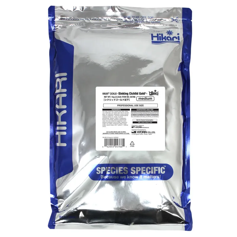Hikari SINKING CICHLID GOLD MD 2.2 LB