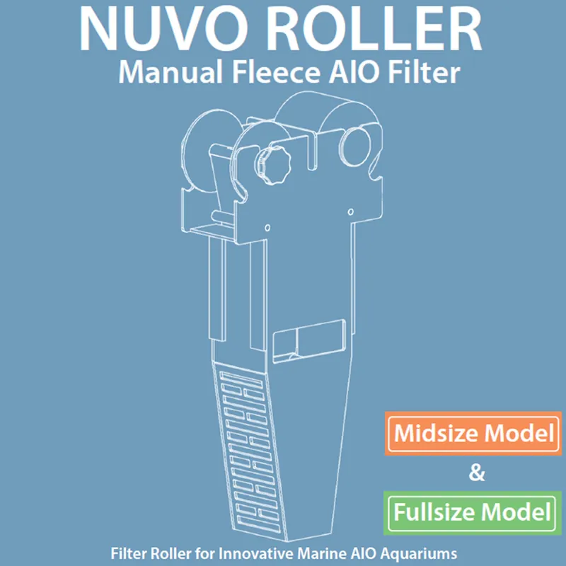 Innovative Marine AQUA GADGET NUVO ROLLER MANUAL FLEECE AIO FILTER MIDSIZE & FULLSIZE