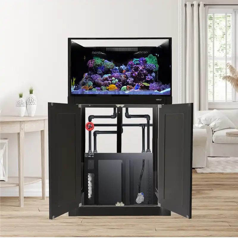 Innovative Marine EXT 112 AQUARIUM LAGOON AQUARIUM COMPLETE REEF SYSTEM BLACK (MADE TO ORDER)