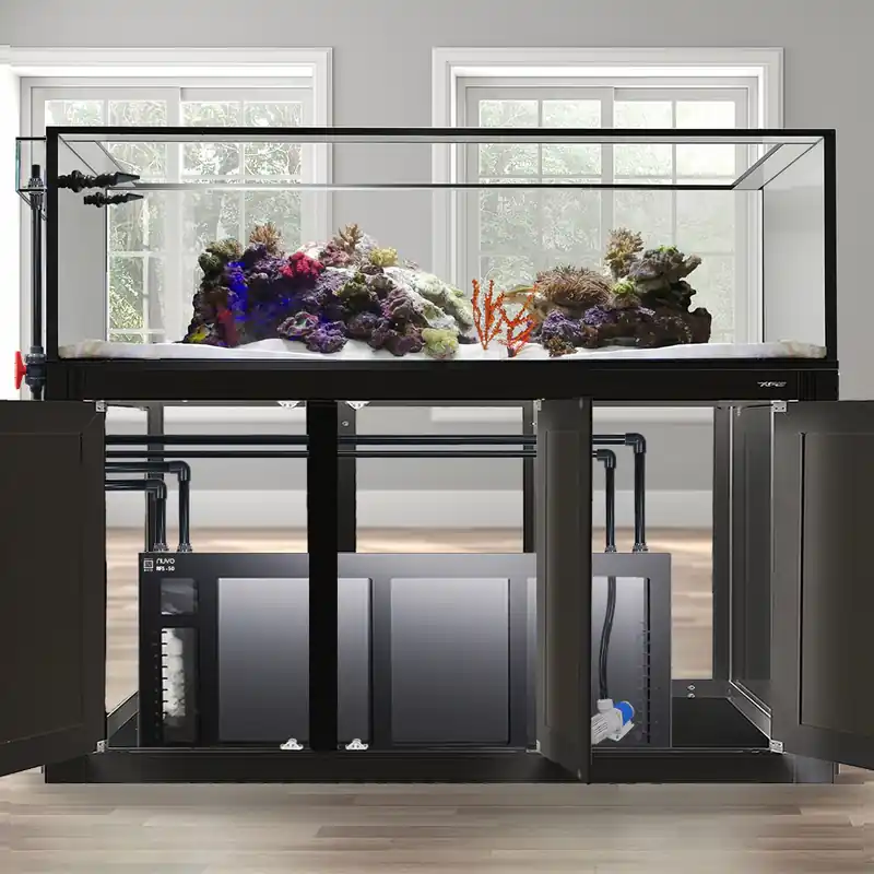Innovative Marine EXT 200 PENINSULA AQUARIUM COMPLETE REEF SYSTEM BLACK (MADE TO ORDER)