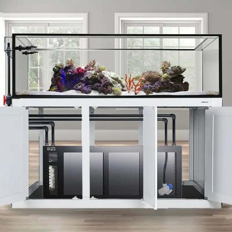 Innovative Marine EXT 200 PENINSULA AQUARIUM COMPLETE REEF SYSTEM WHITE (MADE TO ORDER)