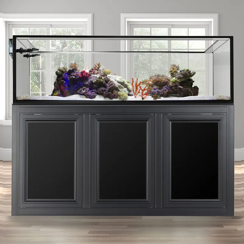 Innovative Marine EXT 200 PENINSULA AQUARIUM W / APS STAND BLACK (MADE TO ORDER)
