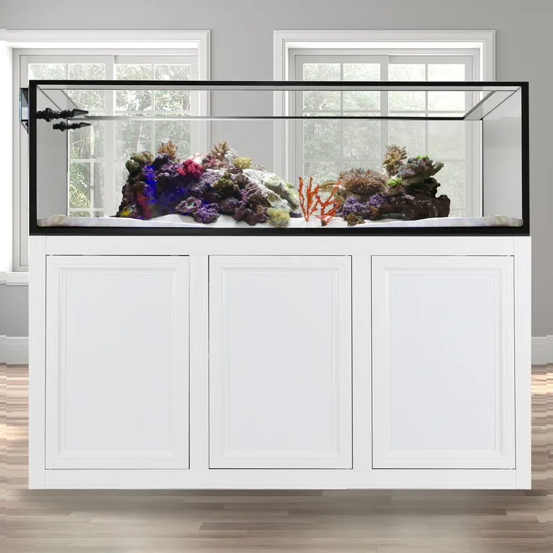Innovative Marine IM EXT 200 PENINSULA AQUARIUM W / APS STAND WHITE (MADE TO ORDER)